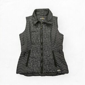 Kerrits Horse Play Women's Quilted Equestrian Rider‎ Vest Black Sz M